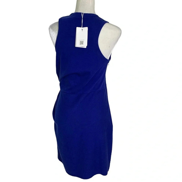 Ted Baker Livviaa Knot Front Jersey Mini Dress Blue Size 8 NWT - Picture 5 of 13